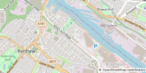 Map of Renfrew
