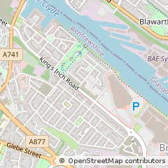 Map of Renfrew