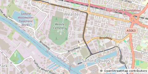 Map of Salford