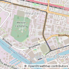 Map of Salford