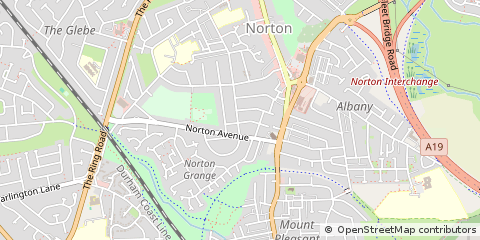 Map of Stockton on Tees