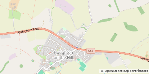 Map of Leicester, Leicestershire