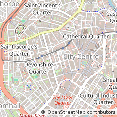 Map of Sheffield, Cheshire