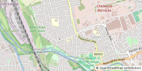 Map of Nottingham