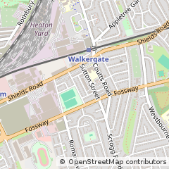 Map of Newcastle Upon Tyne