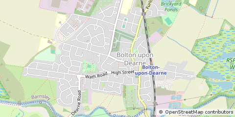 Map of Rotherham