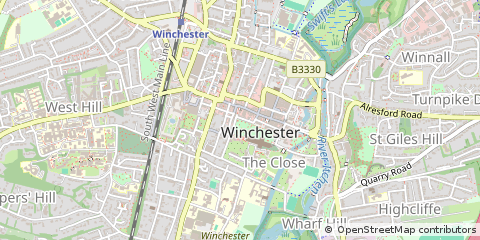 Map of Hampshire