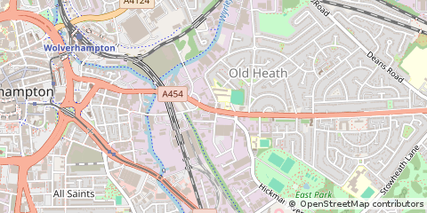 Map of Wolverhampton