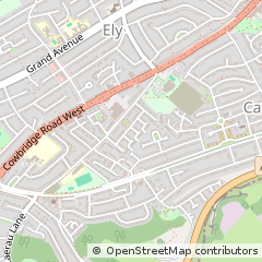 Map of Cardiff