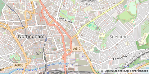 Map of Nottingham