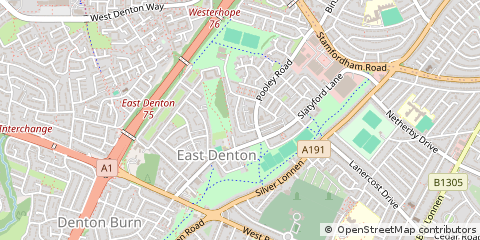 Map of Newcastle Upon Tyne
