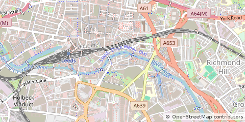 Map of Leeds