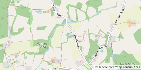 Map of Lewes, East Sussex