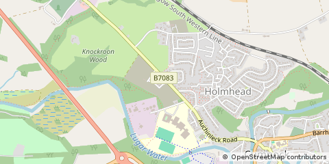 Map of Cumnock, Ayrshire