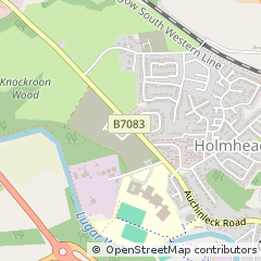 Map of Cumnock, Ayrshire