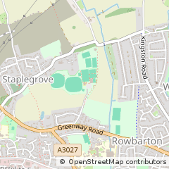 Map of Taunton, Somerset