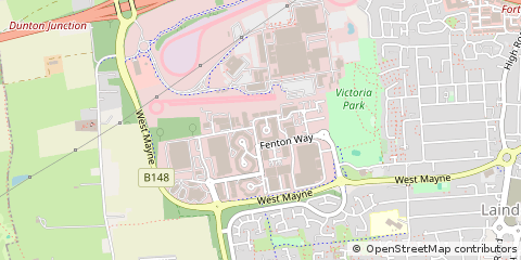 Map of Basildon, Essex