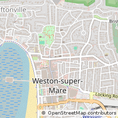 Map of Weston, North Somerset