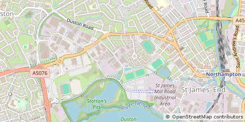 Map of Northampton