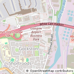 Map of Paisley, Renfrewshire