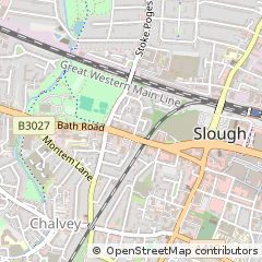 Map of Slough, Berkshire