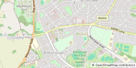 Map of Nottingham