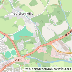 Map of ST Austell, Corneall