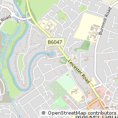 Map of Market Harborough, Leicestershire