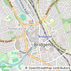 Map of Bridgend