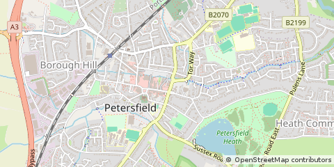Map of Petersfield, Hampshire