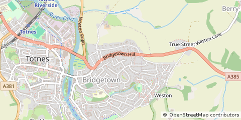 Map of Totnes