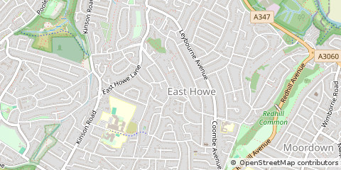Map of Bournemouth