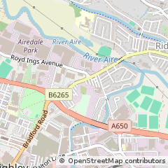 Map of Keighley, West Yorkshire