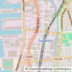 Map of Liverpool, Merseyside