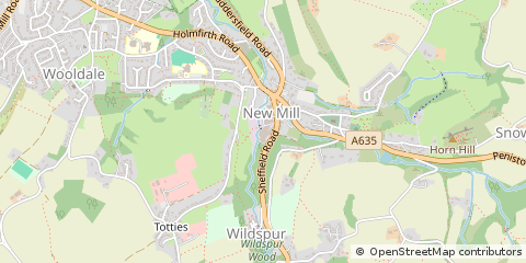 Map of West Yorkshire
