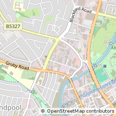 Map of Leicester