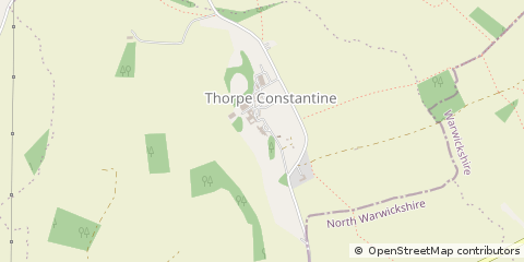 Map of Tamworth, Staffordshire