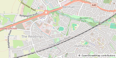 Map of Cheltenham