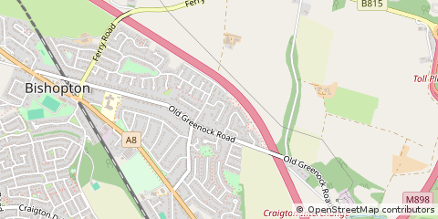 Map of Bishopton