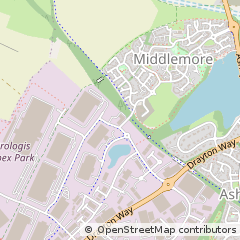 Map of Daventry, Northamptonshire
