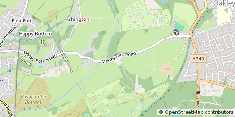 Map of Wimborne, Dorset
