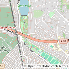 Map of Cardiff