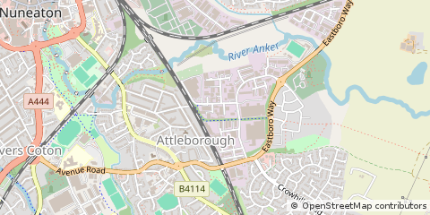 Map of Nuneaton