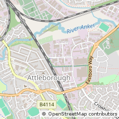 Map of Nuneaton