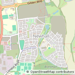 Map of Harlow, Essex