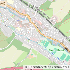 Map of High Wycombe, Buckinghamshire
