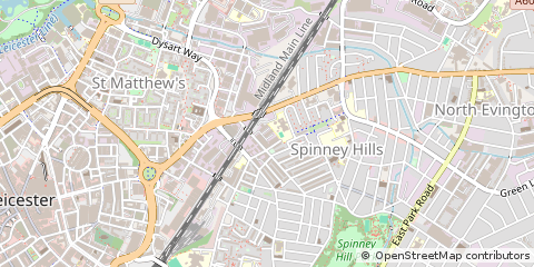 Map of Leicester