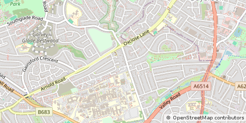 Map of Nottingham