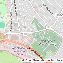Map of Derbyshire