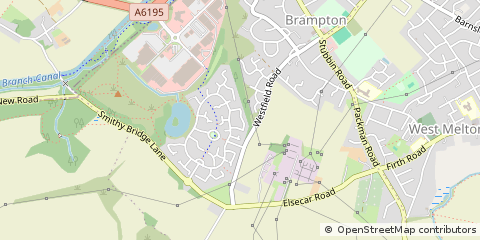 Map of Rotherham
